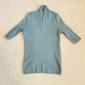 Mock-Neck Short-Sleeve Sweater by Le Château